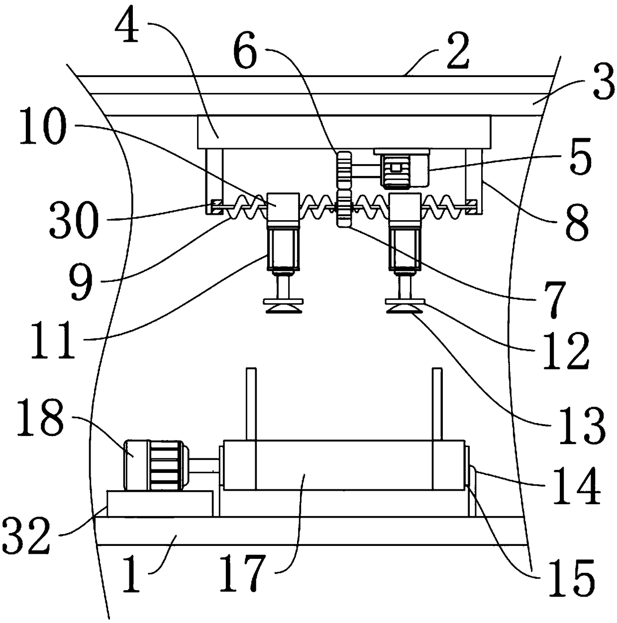 Weld joint machining equipment with movable polishing and anticorrosion paint spraying functions for steel plate welding