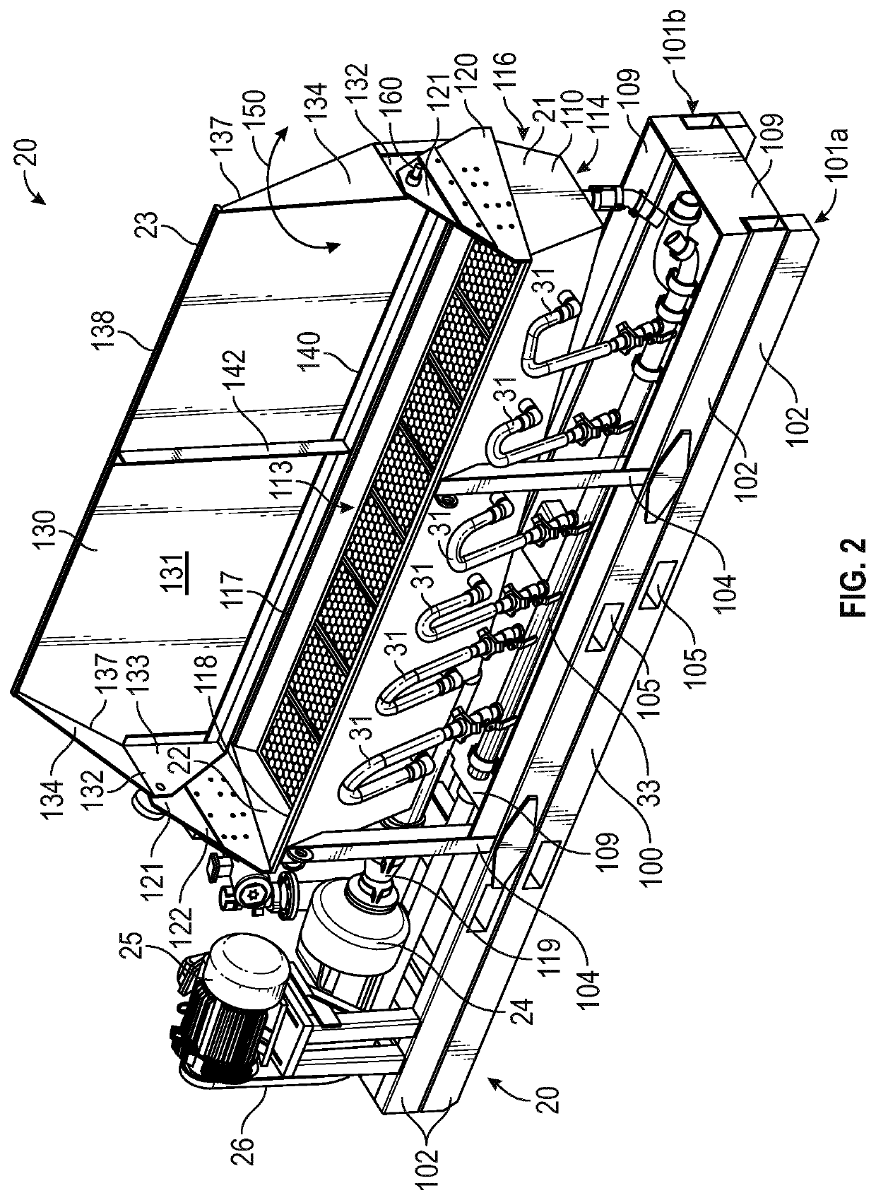 Method and apparatus for the recovery of drilling fluid from shaker tailings during active drilling