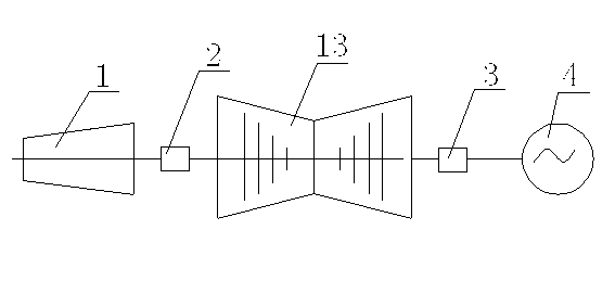 Coupler connecting structure applicable to switching of backpressure rotors of low-pressure cylinder