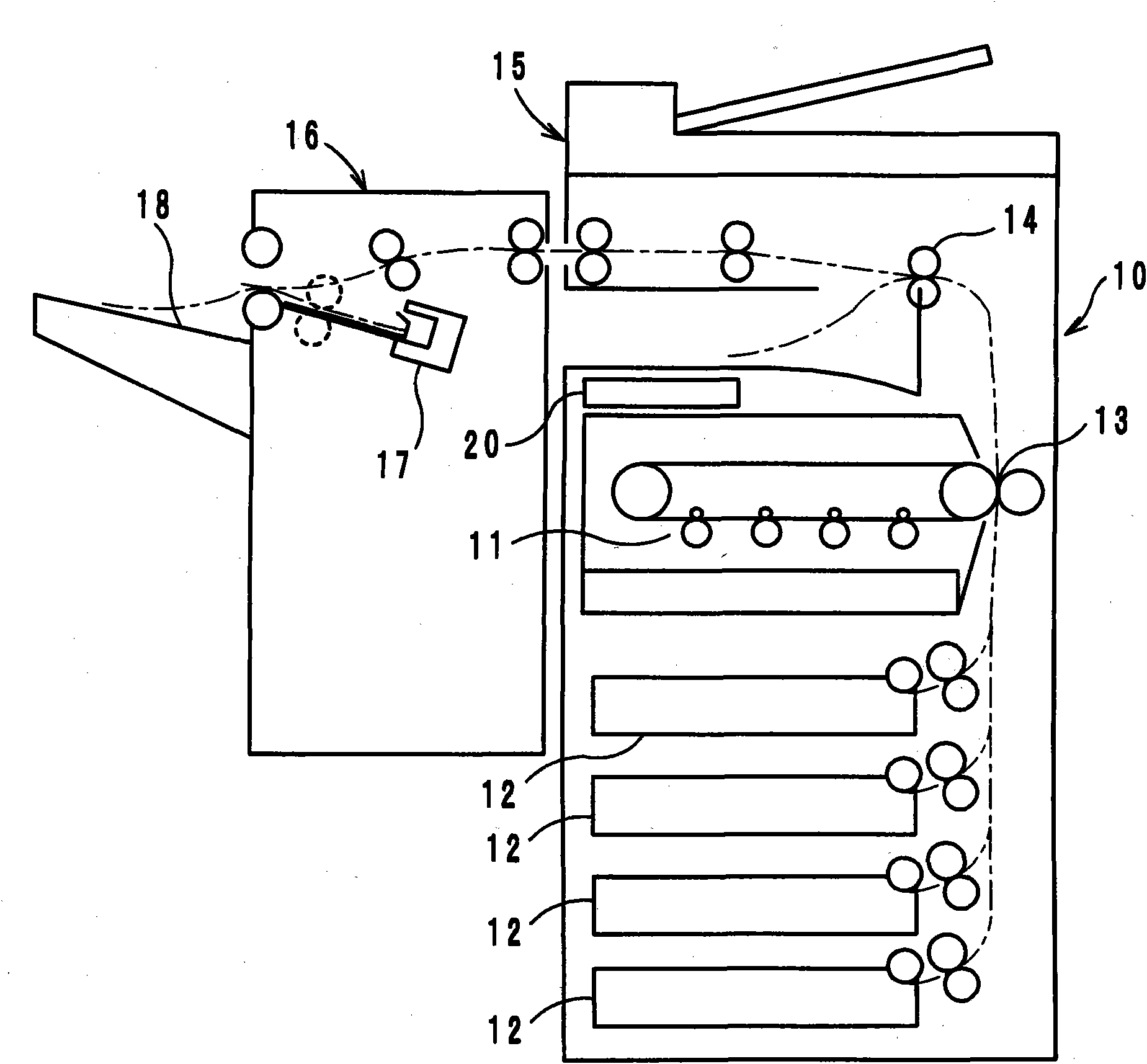 Joining structure of sheet-metal components and image forming device