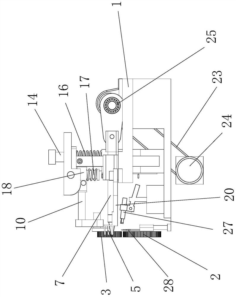 Automatic plush tidying and fur sewing machine