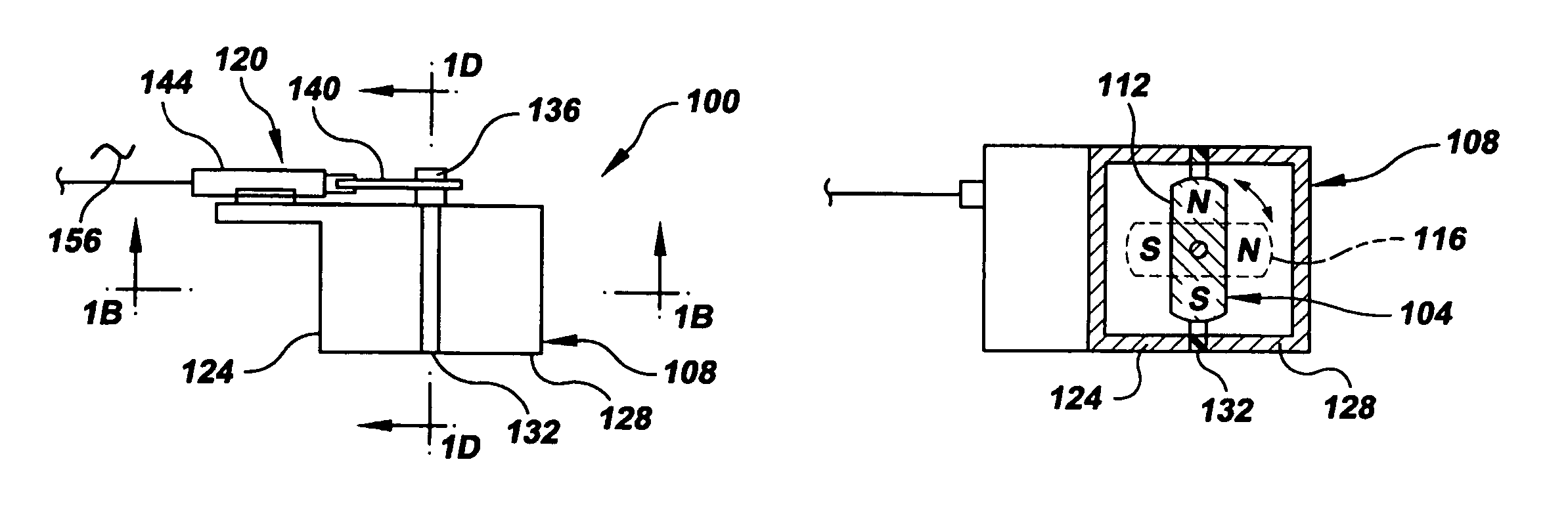 Systems comprising a mechanically actuated magnetic on-off attachment device