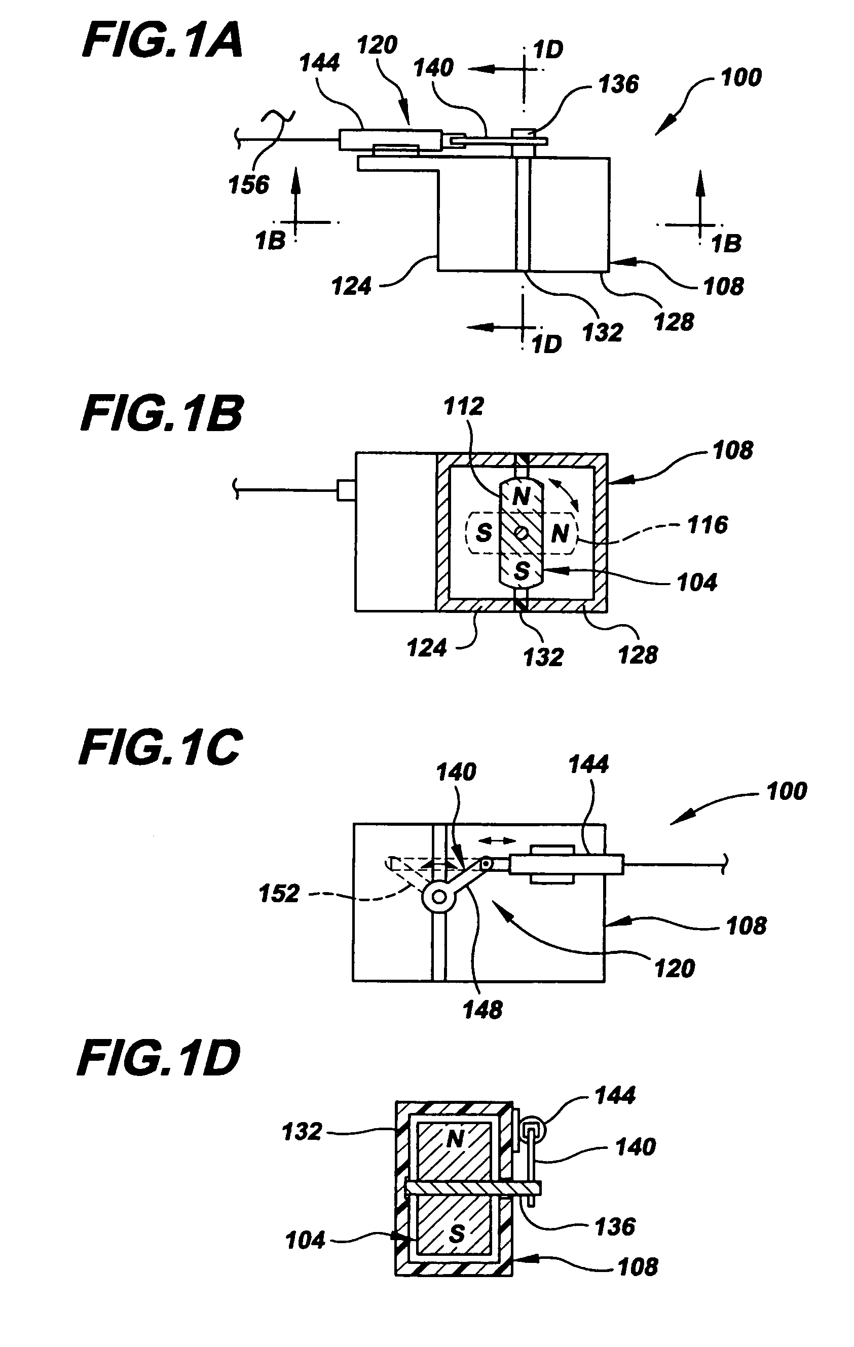 Systems comprising a mechanically actuated magnetic on-off attachment device