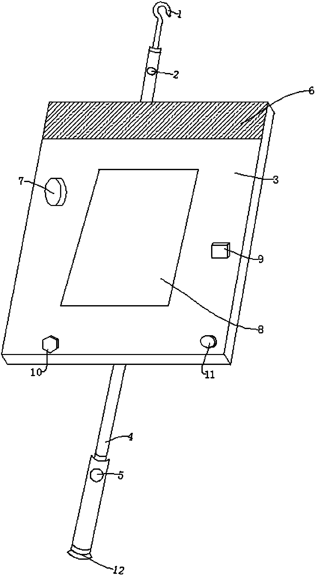 Foldable warning board