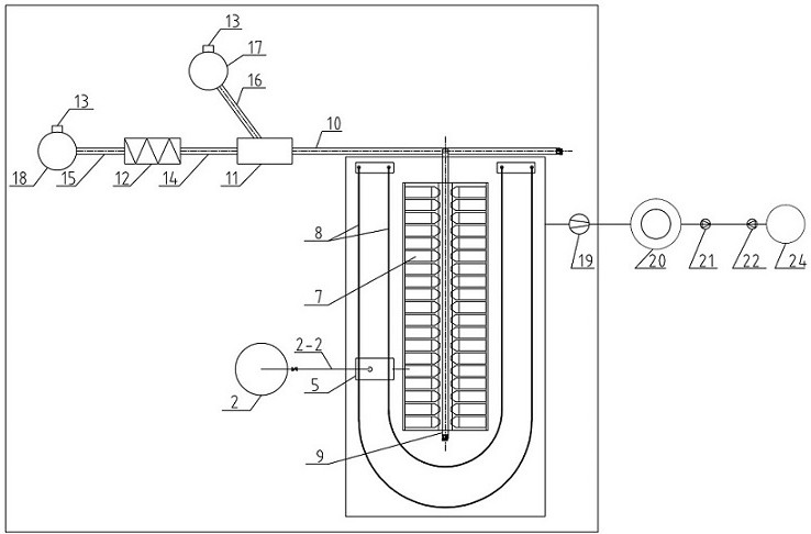 Intensive production system for treating kitchen waste through hermetia illucens breeding