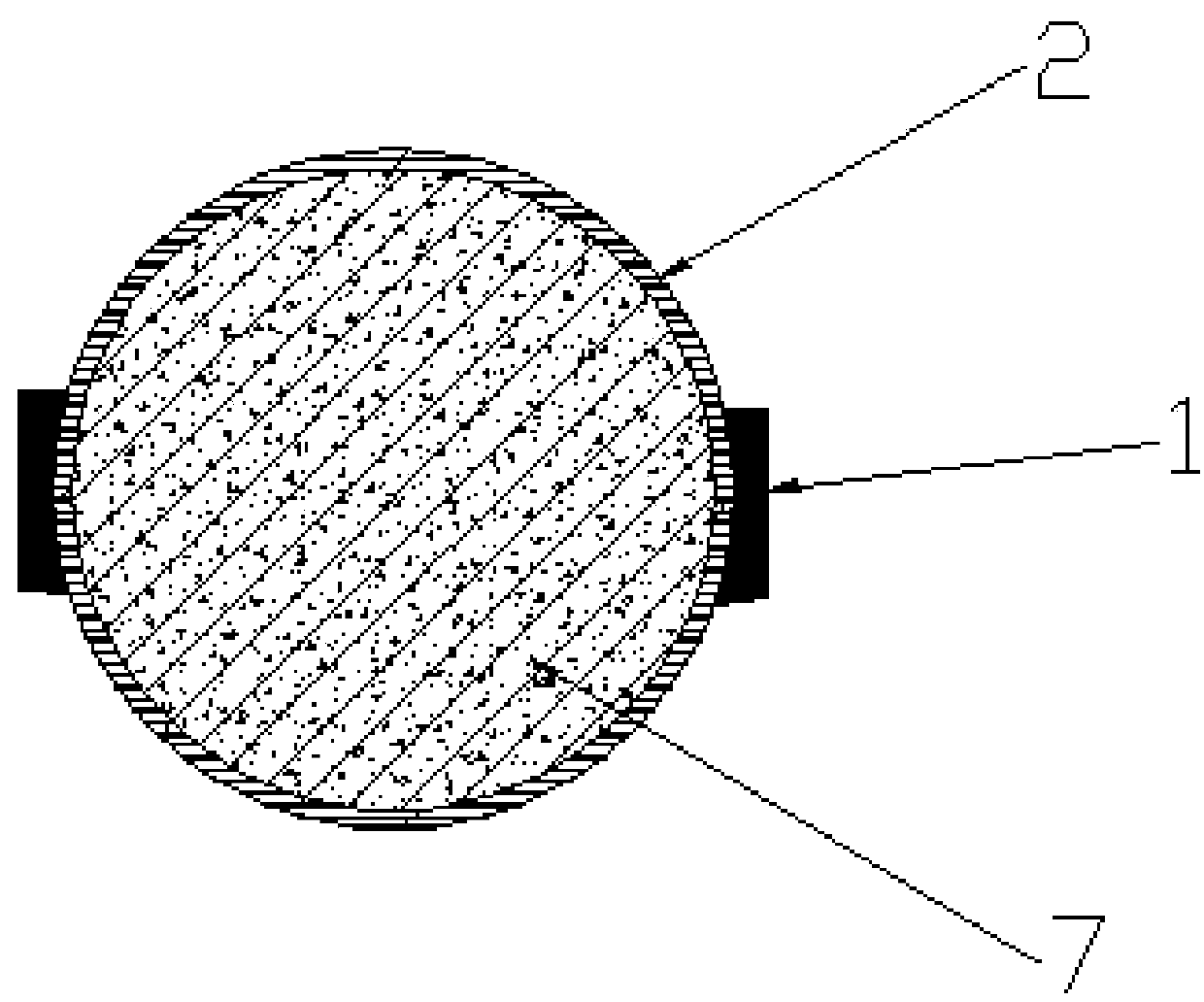 Bamboo casing pile combined with electroosmosis to strengthen soft soil subgrade system and construction method