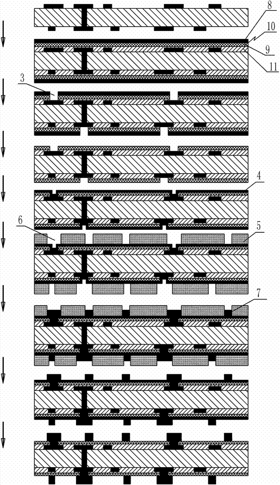 Method for manufacturing circuit board layer-adding structure