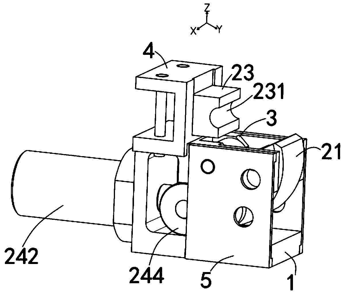 Top pier holding device for numerical-controlled pipe bending machine