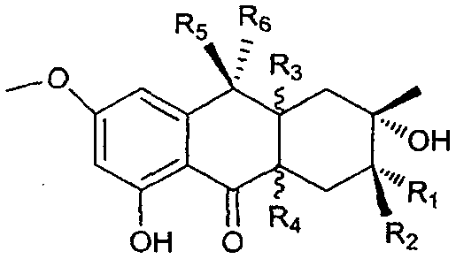 Anthraquinone derivatives and preparation method and application thereof