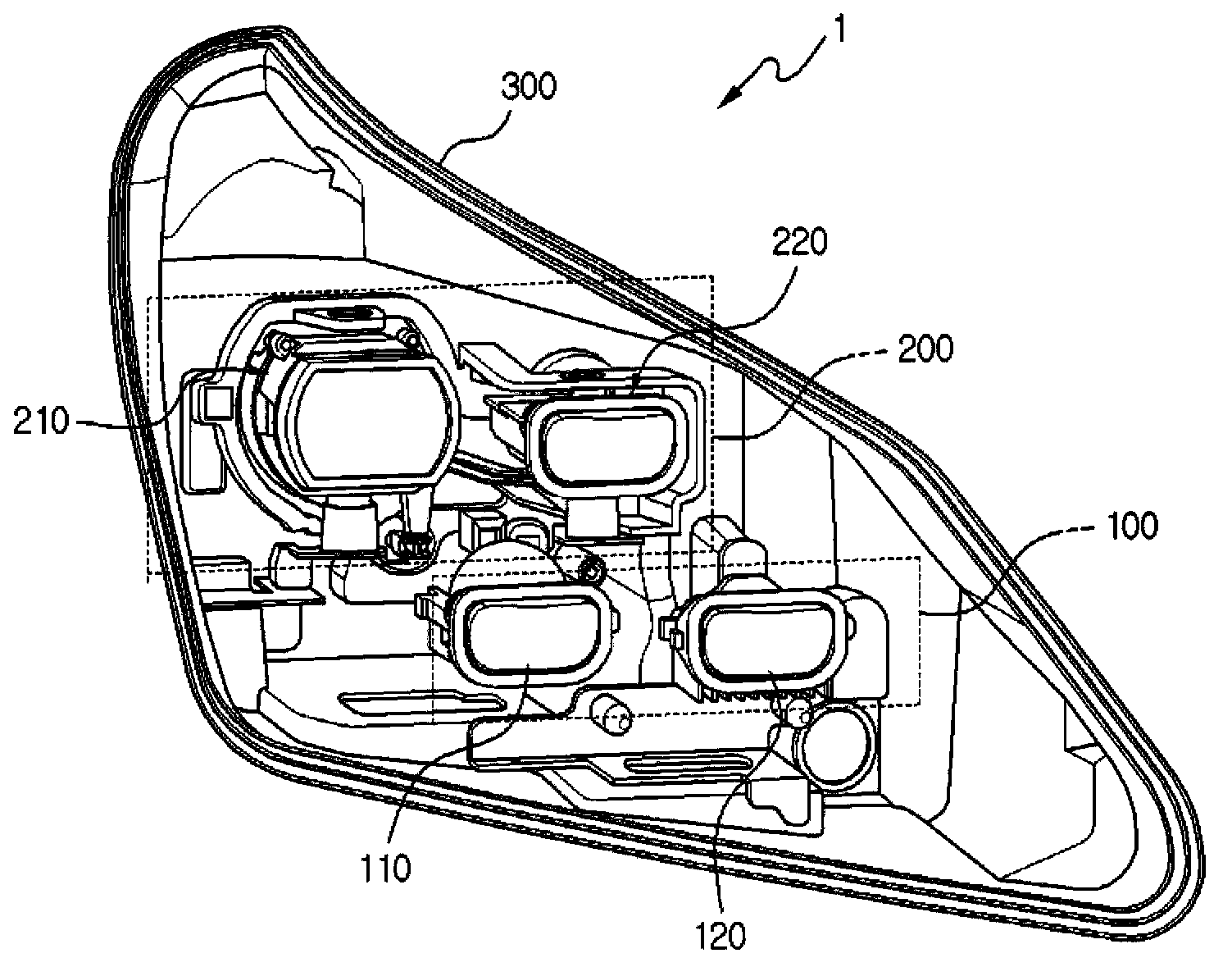 Headlamp for vehicle