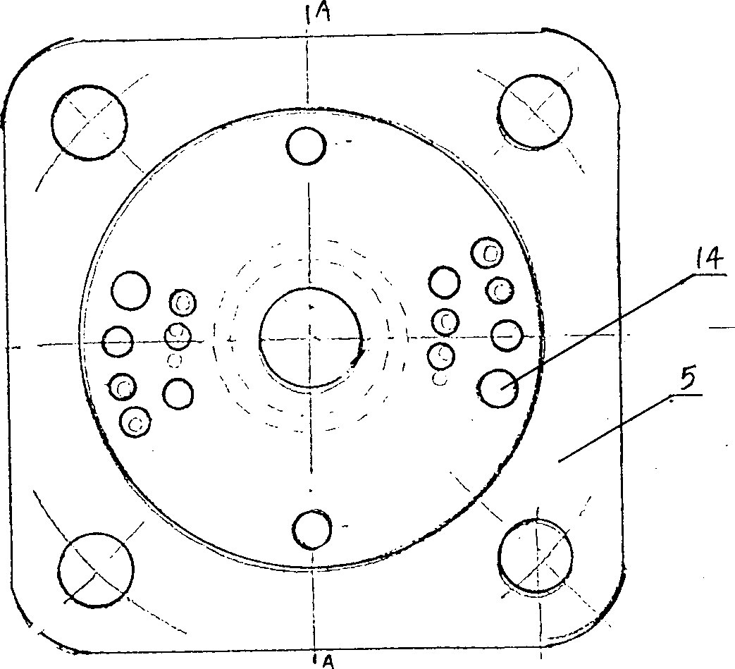 Boosting pump for steering car