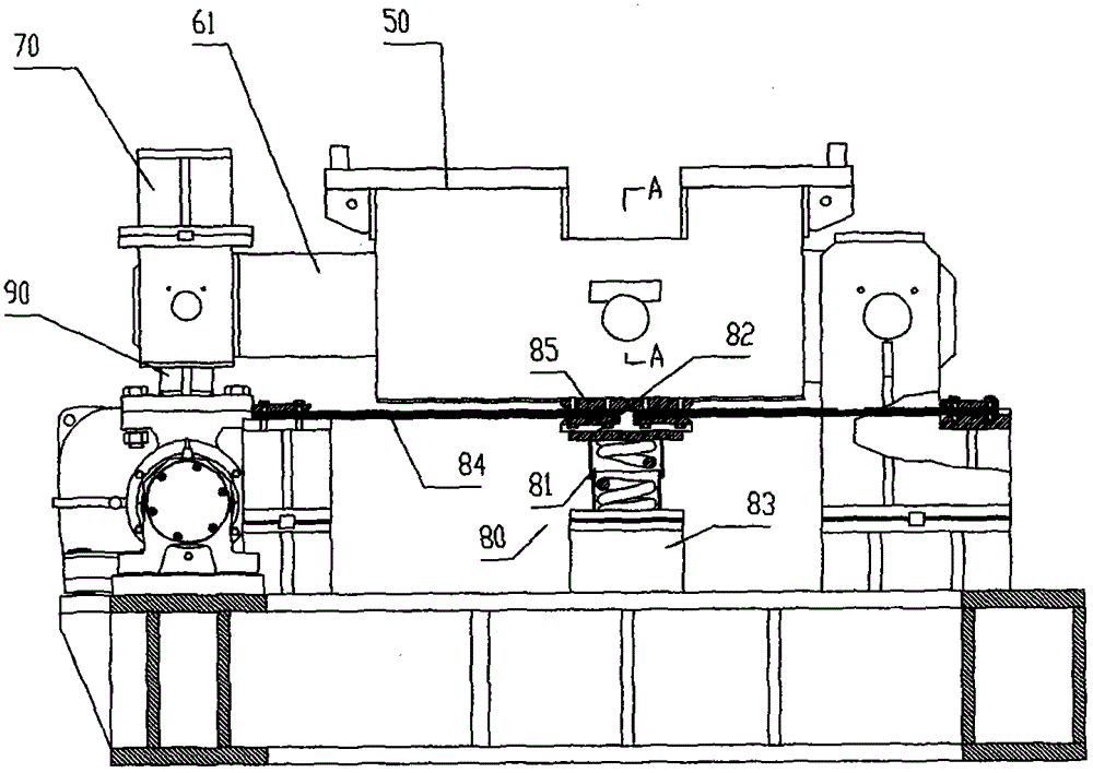 Mechanical vibration device of continuous casting machine