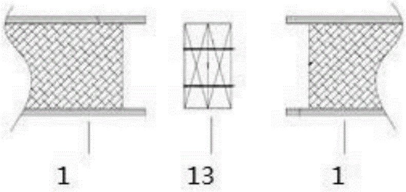 Alignment connector of concave-box wallboard