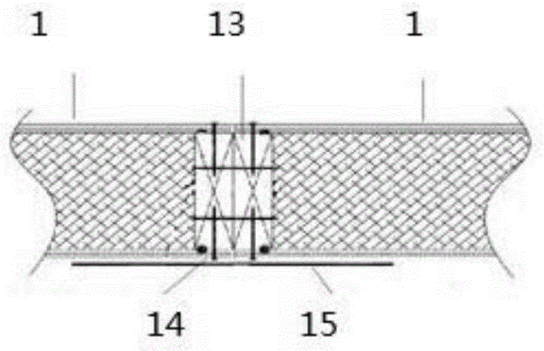 Alignment connector of concave-box wallboard