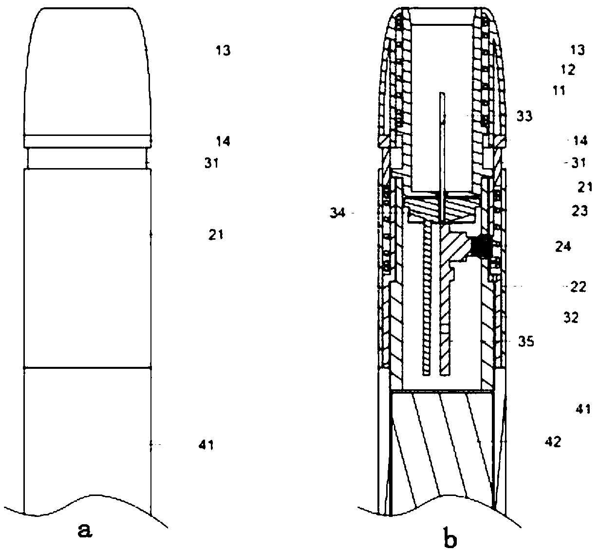 Cigarette push and start integral smoking tool