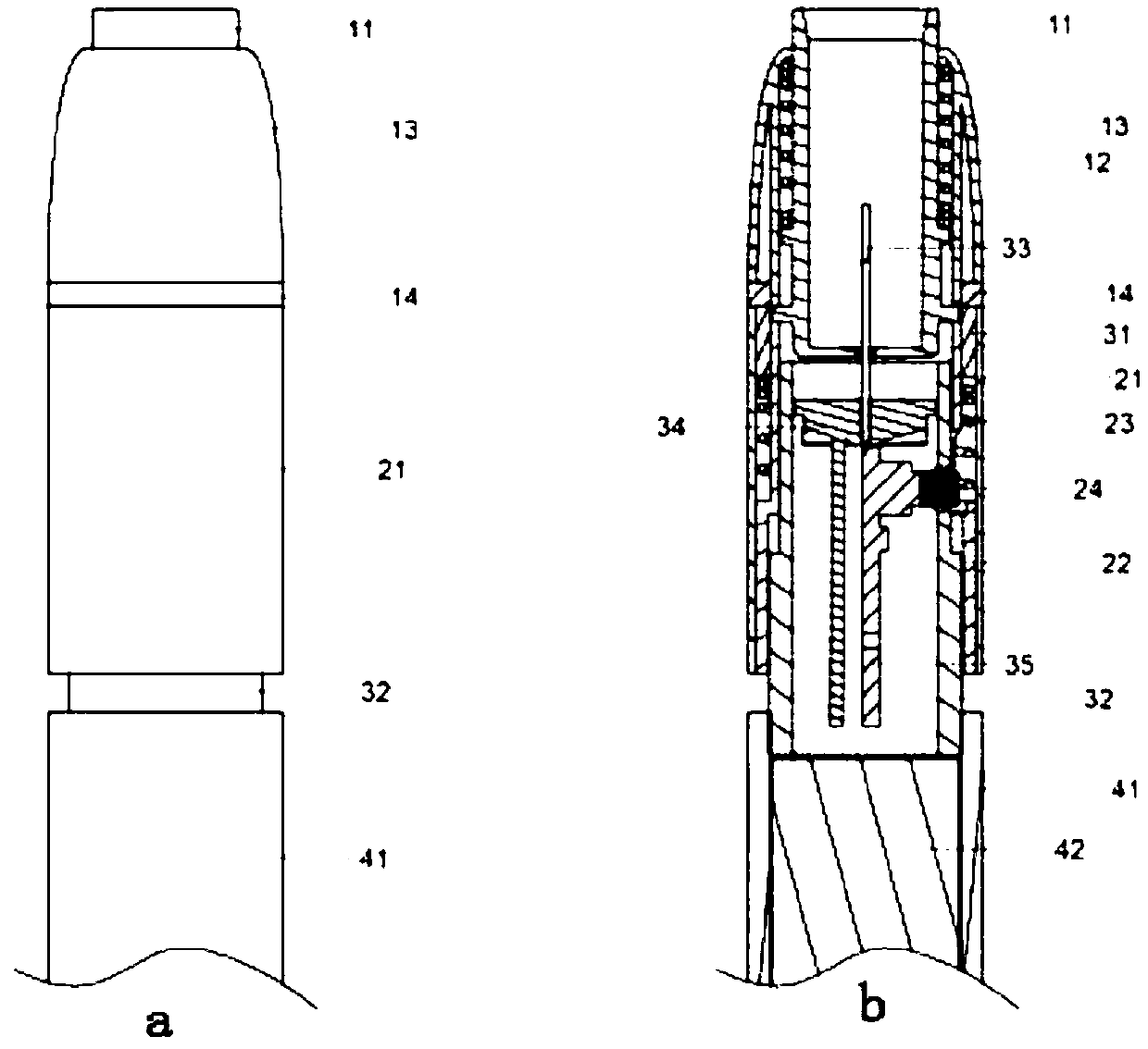 Cigarette push and start integral smoking tool