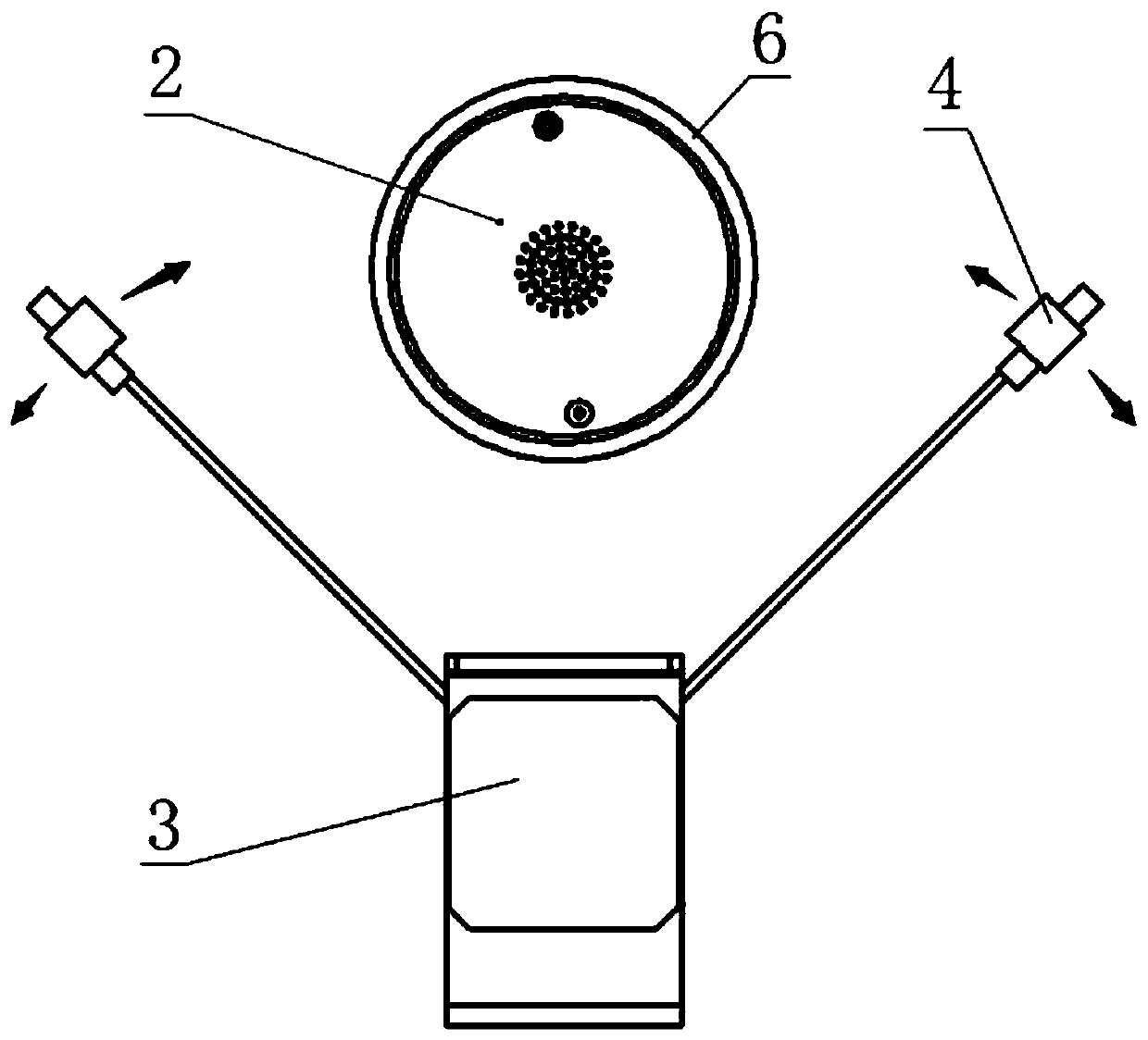 Automatic powder weighing device