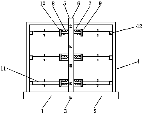 Bobbin fixing structure of twisting machine