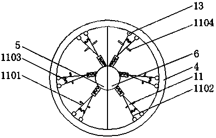 Bobbin fixing structure of twisting machine