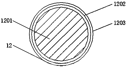 Bobbin fixing structure of twisting machine