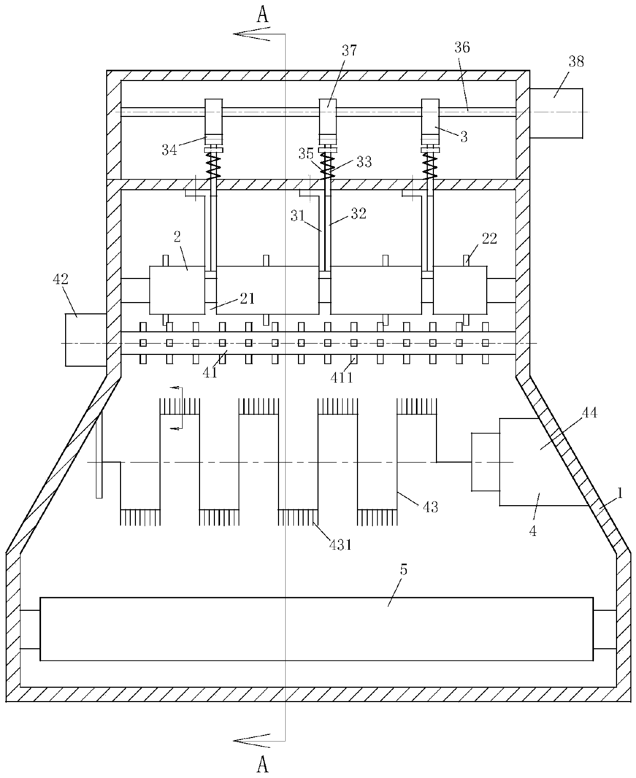 A low speed shredder