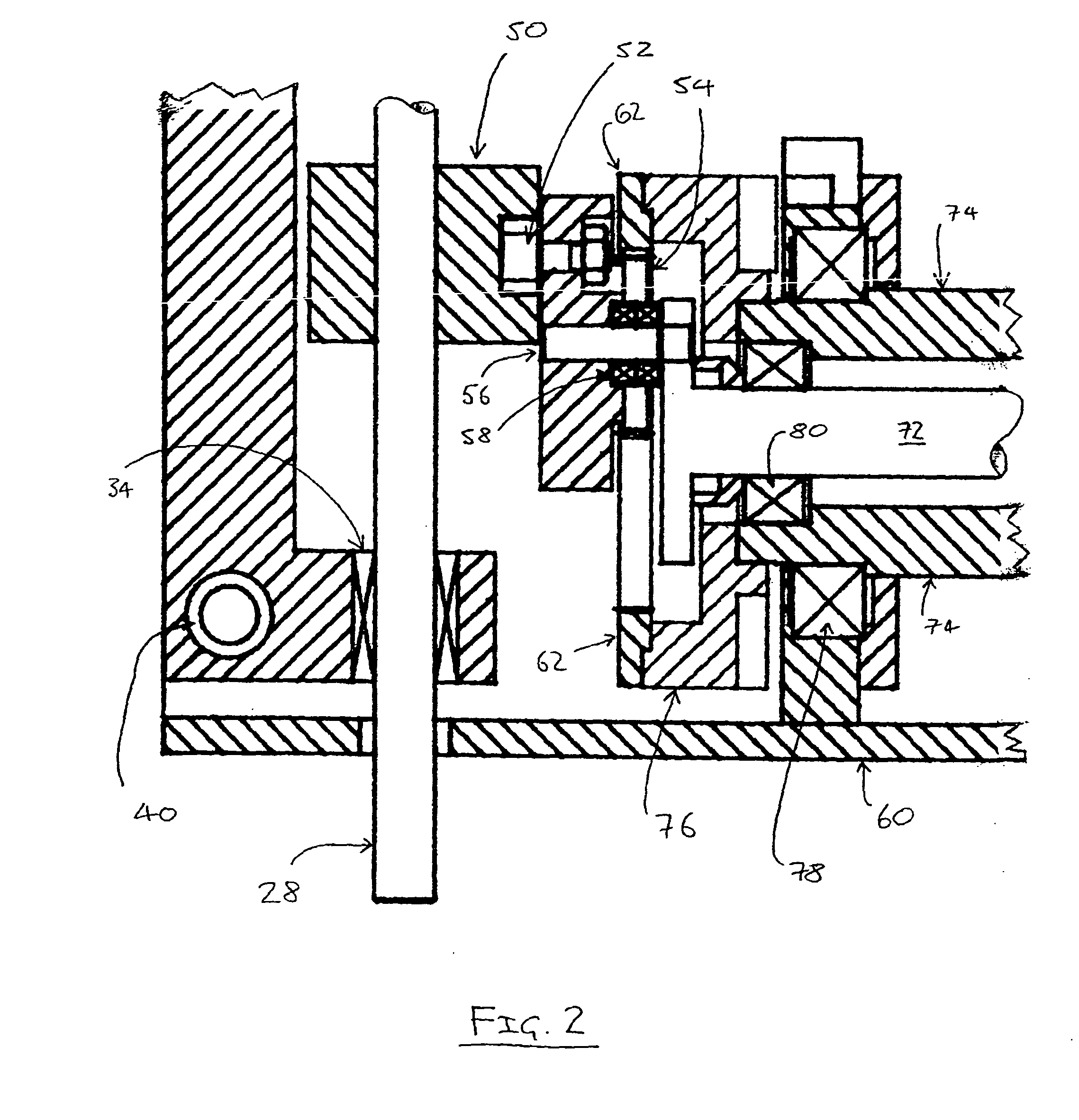 Movement output apparatus