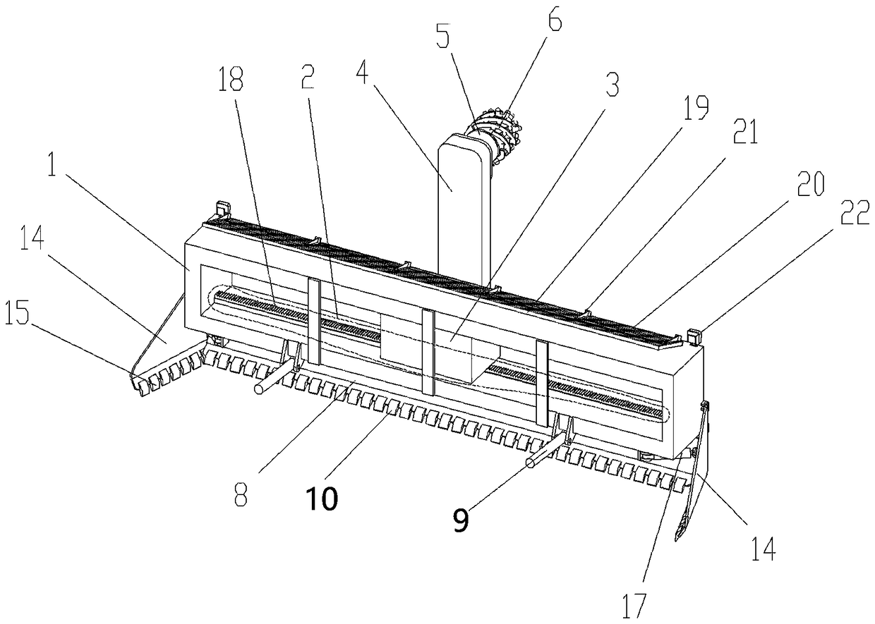 A cutter head frame for tunnel excavator