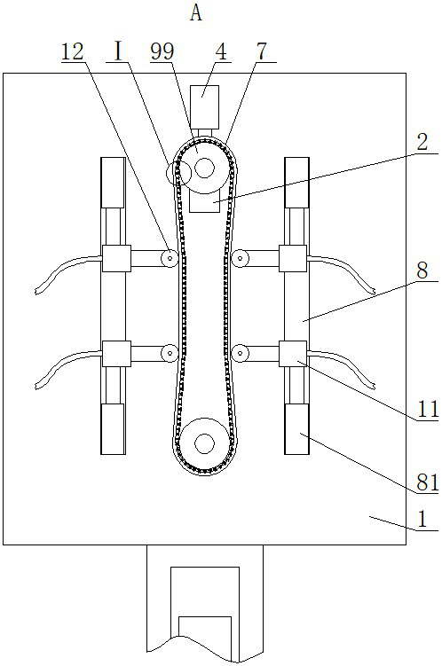 A new type of ceramic rotating body painting idler device