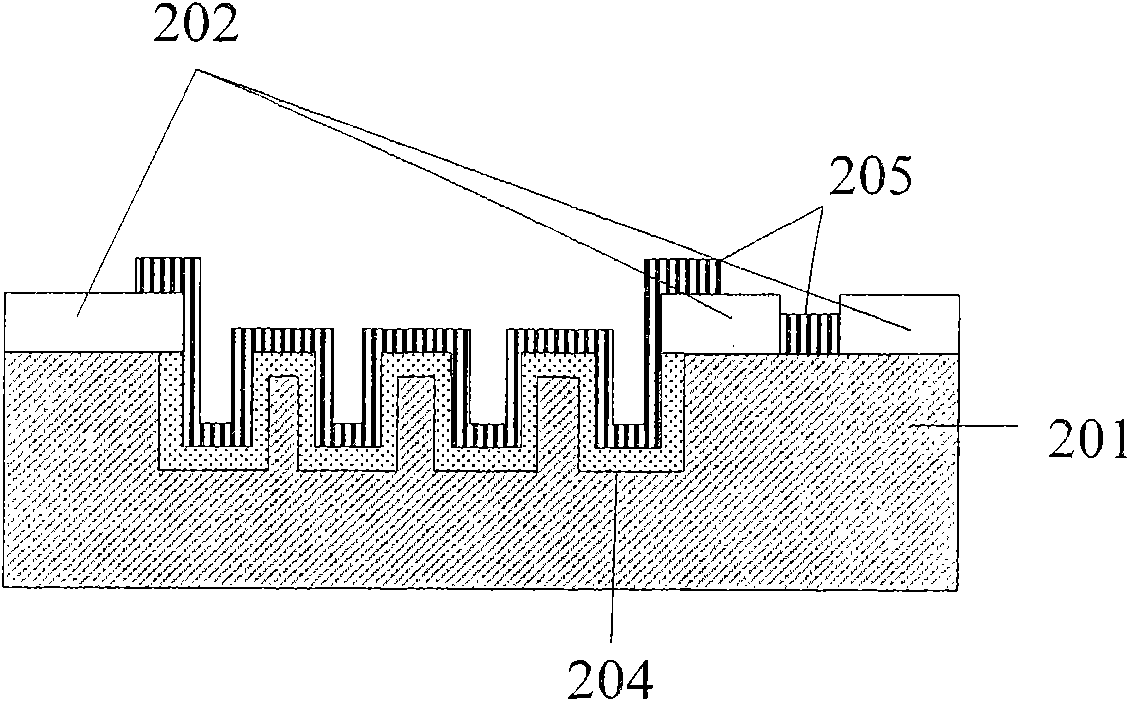 Method for manufacturing multi-slot PN junction capacitor with multi-electrode ultra-low inductance