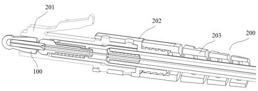 Optical fiber movable connector