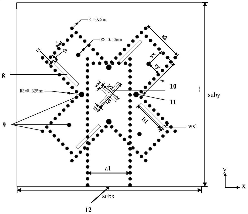 Millimeter wave low-profile broadband circularly-polarized slot-fed dipole array antenna