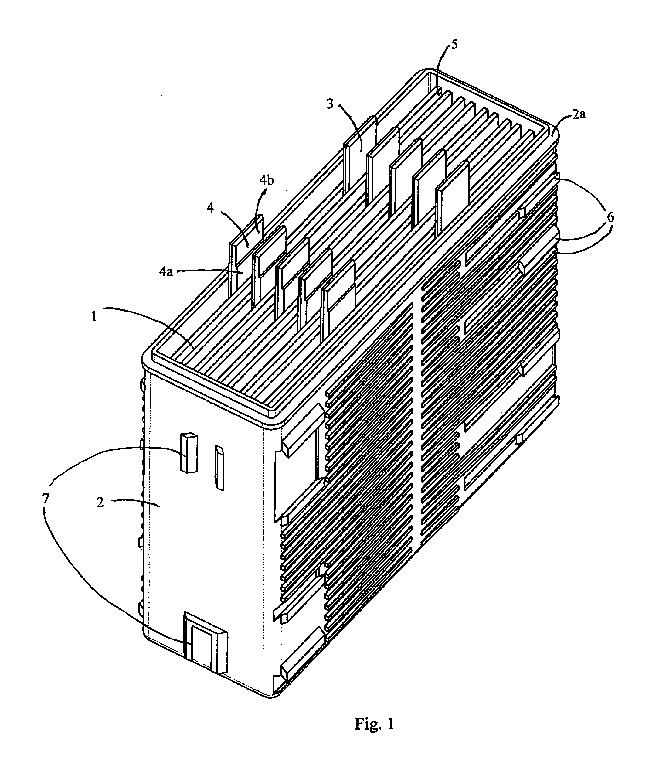 Battery and a Process for Making a Battery