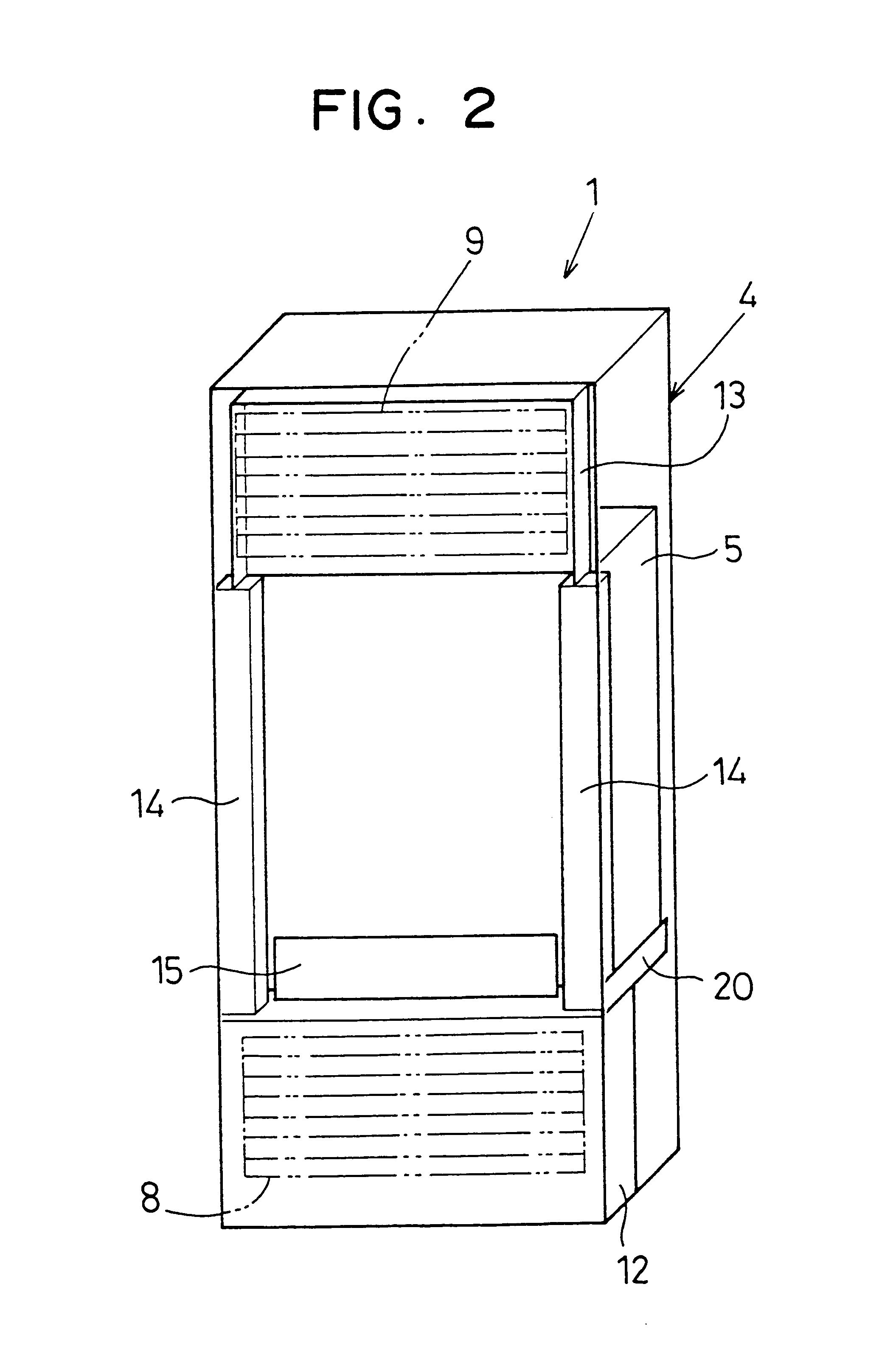 Cooling device with waterproof structure