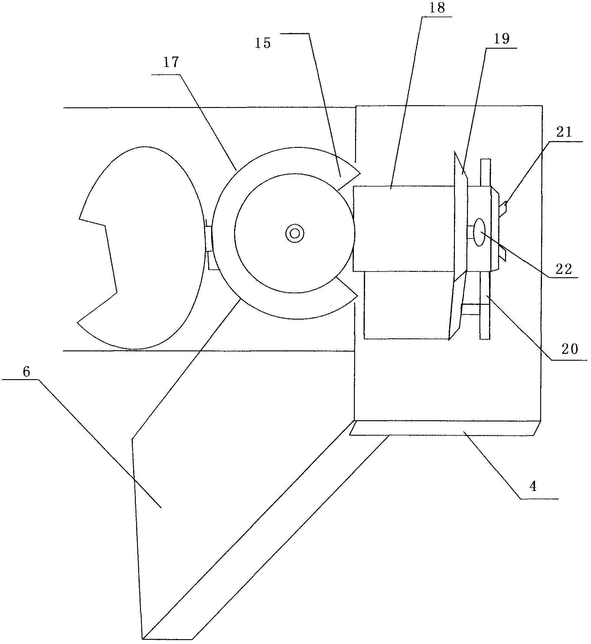 Water-supply type gear grinding machine for saw blade bevel angles