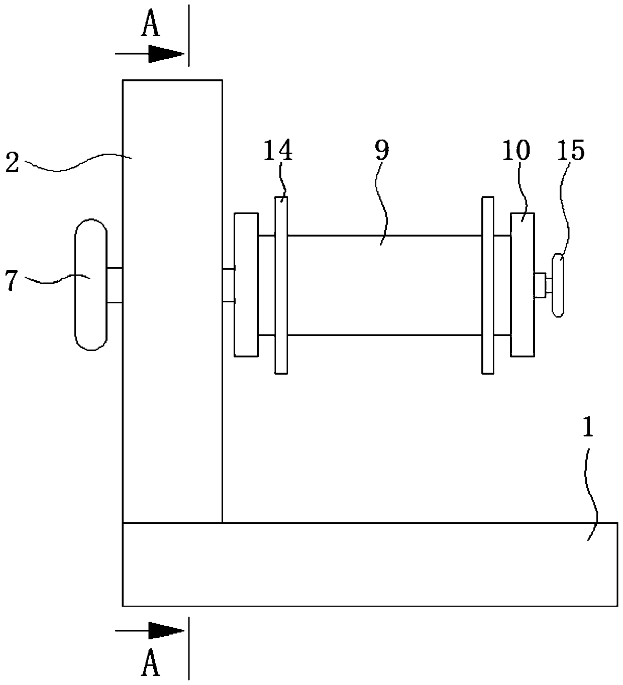 Textile stretching device based on eccentric rotation