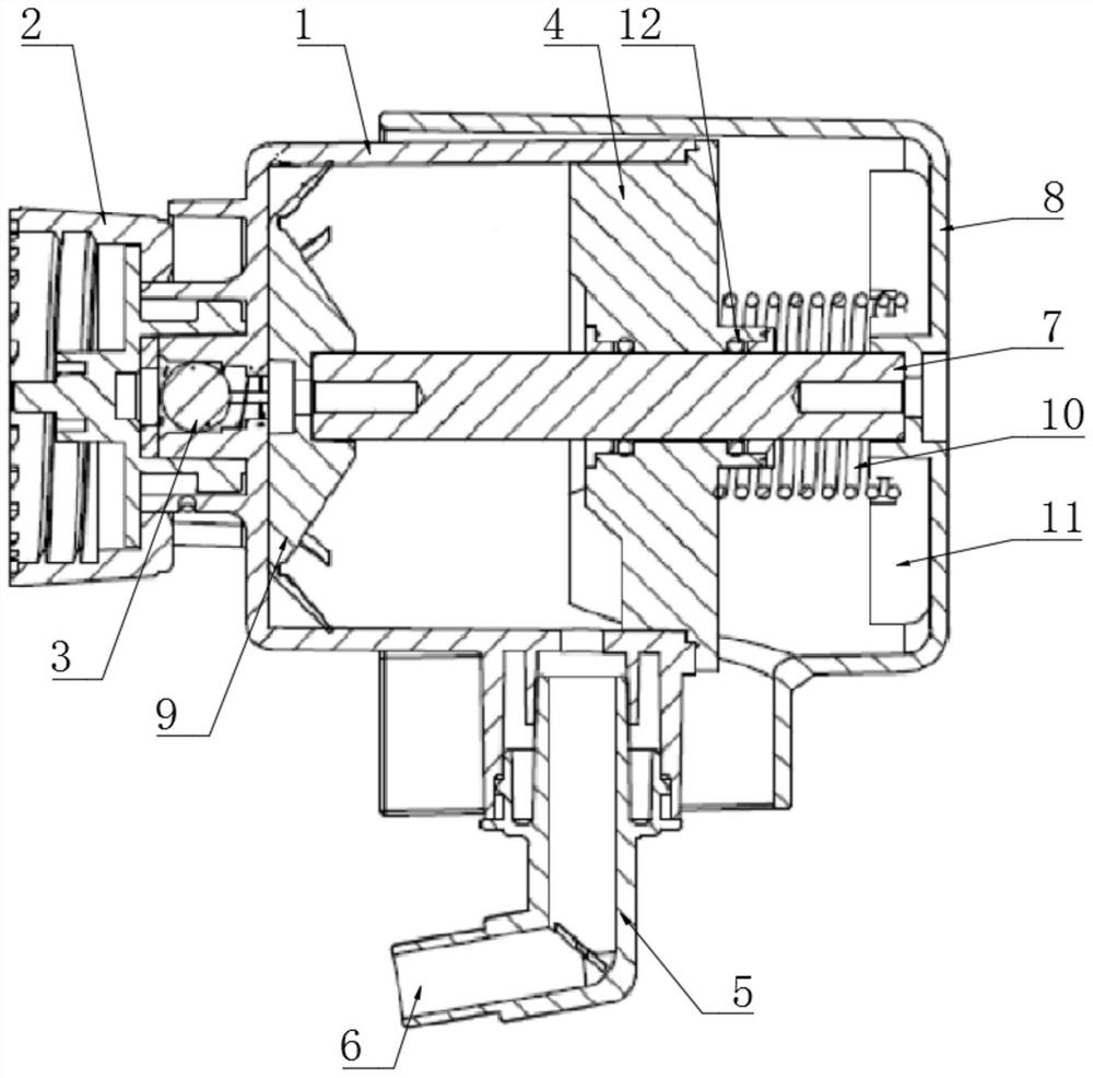 Hand-pressing liquid suction pump