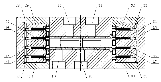 Pilot-operated type water hydraulic pressure digital proportional direction valve