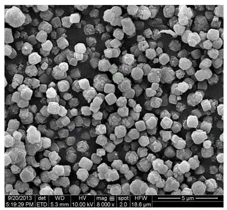 A kind of template-free two-step hydrothermal synthesis method of ultrafine type A zeolite