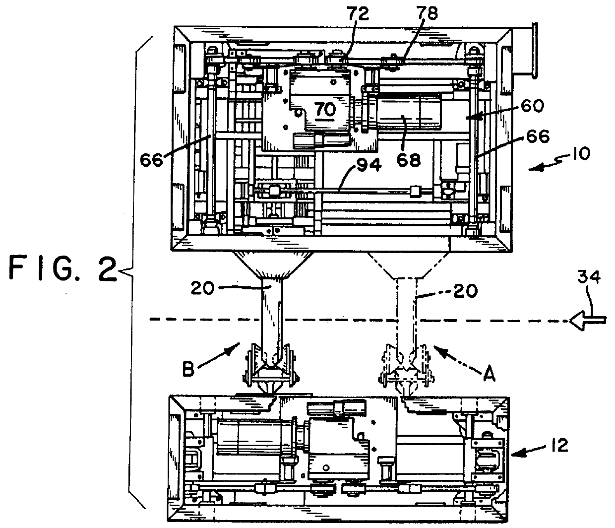 Automated saw for splitting carcasses