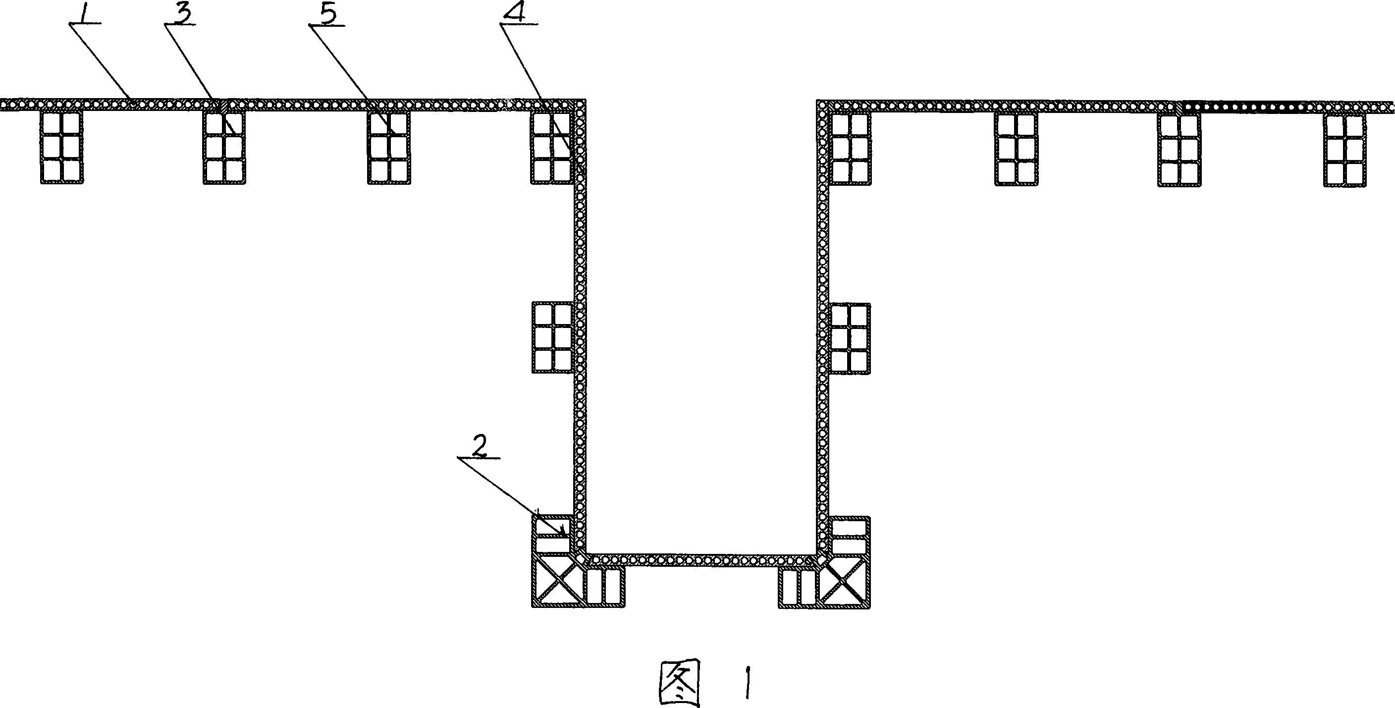 Assemblied polyvinyl chloride building engineering shuttering