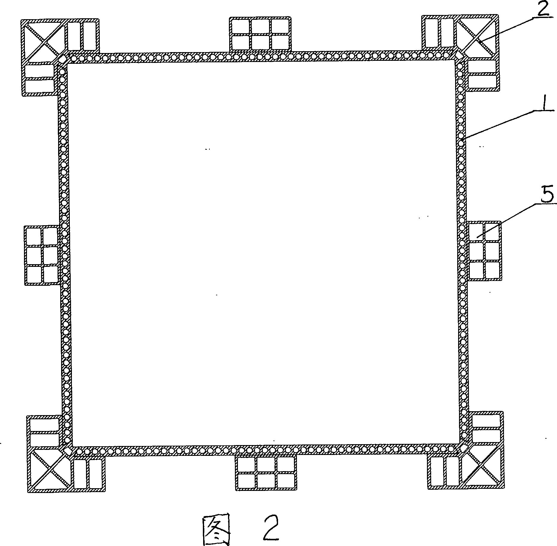 Assemblied polyvinyl chloride building engineering shuttering