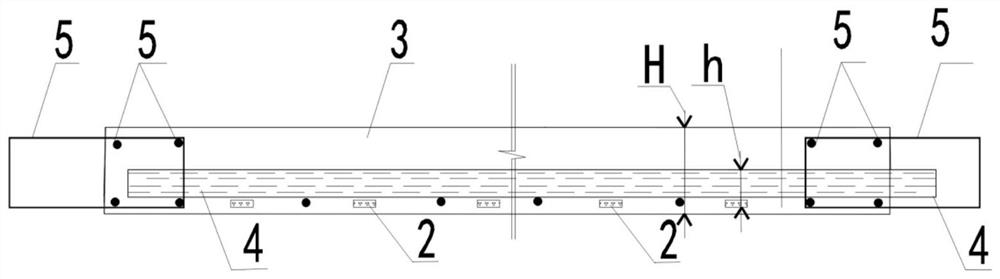 A structural panel containing bamboo strips and its design method