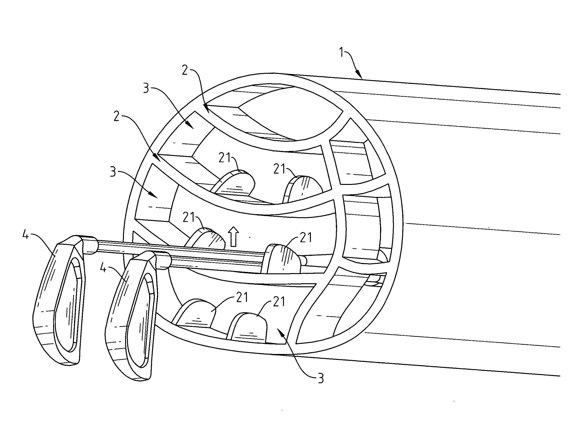 Golf bag divider top