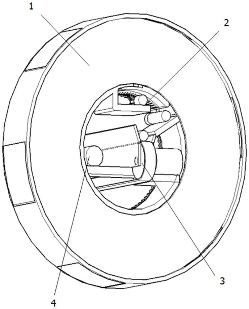 A rotary wheel type blood collection tube preparation device