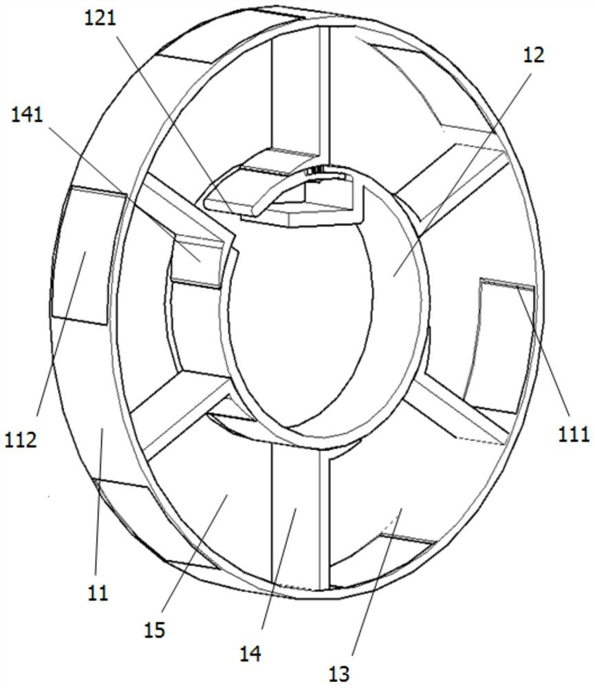 A rotary wheel type blood collection tube preparation device