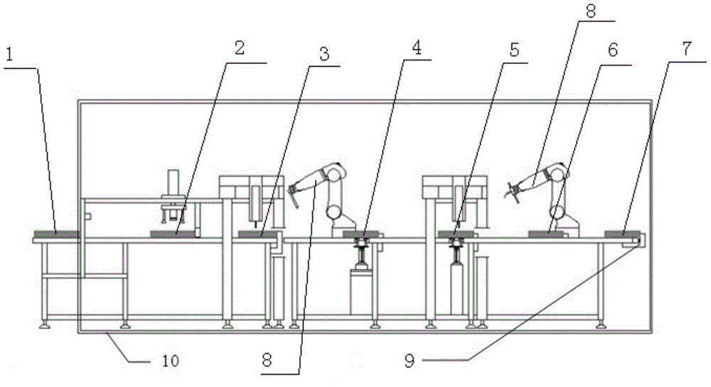 Dismantling and classifying system of waste liquid crystal display