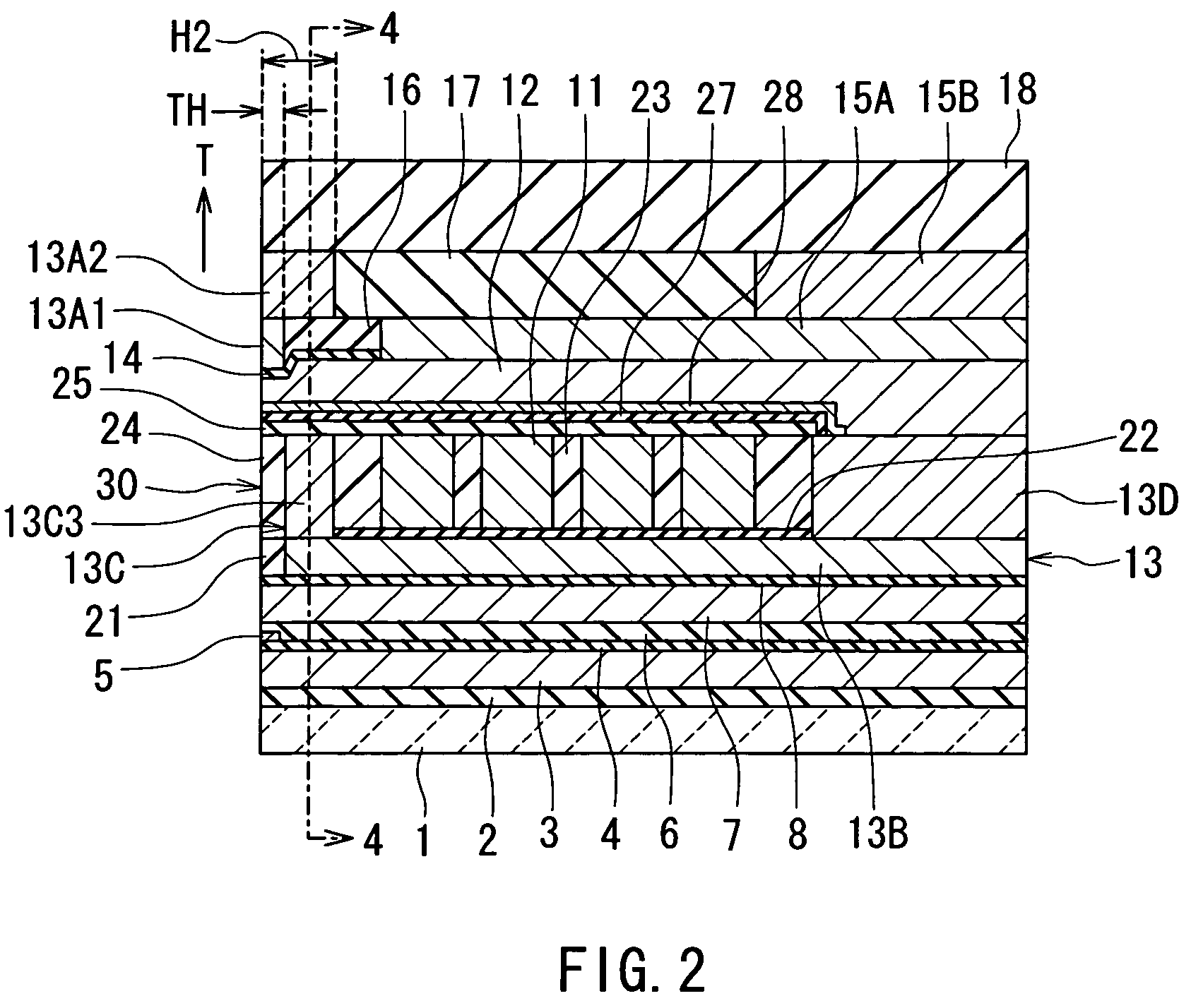 Magnetic head for perpendicular magnetic recording and method of manufacturing same