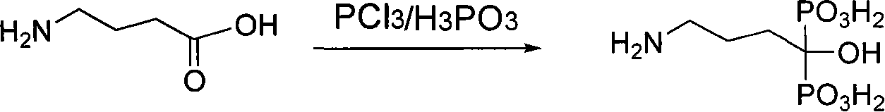 Preparation method for alendronic acid