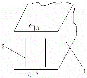 Plant fiber extruded product with internal vertical ribs, extruder and production method