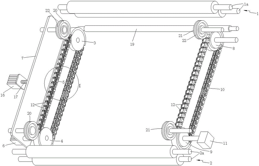 Cloth feeding mechanism of embroidery machine